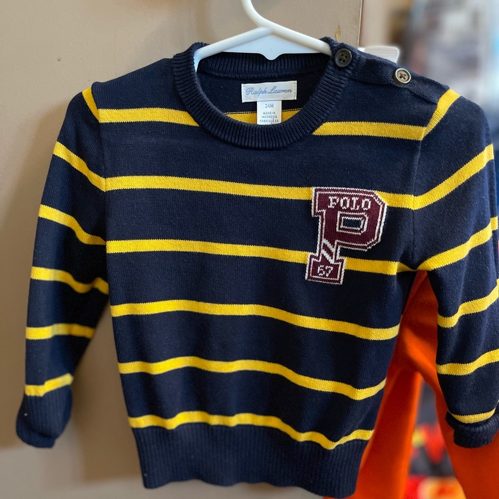 Boys polo sweater
